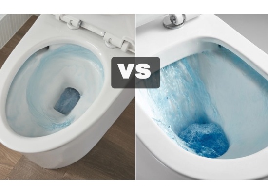 Bồn Cầu Xả Thẳng và Xả Xoáy: Đâu Là Sự Khác Biệt?