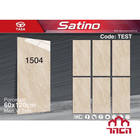 Gạch ốp tường 60x120 TASA SATINO 1504