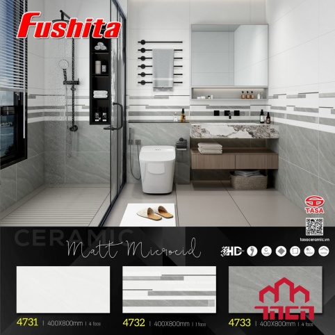 Gạch Ốp Tường 40x80 Fushita 4731-32-33