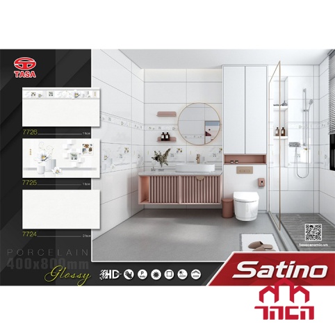 Gạch Ốp Tường Satino 40x80 7724-25-26