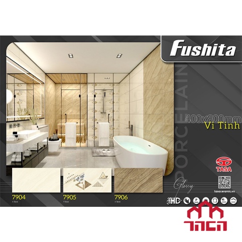 Gạch Ốp Tường Fushita 40x80 7904-05-06