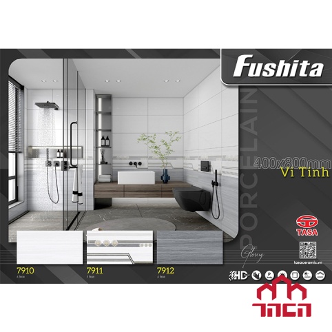 Gạch Ốp Tường Fushita 40x80 7910-11-12