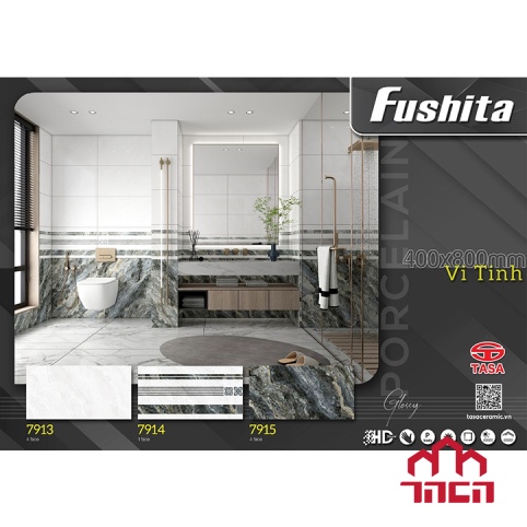 Gạch Ốp Tường Fushita 40x80 7913-14-15