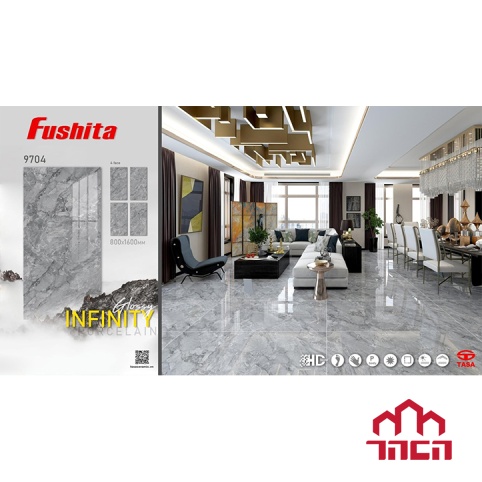 Gạch lát nền Fushita 80x160 9704