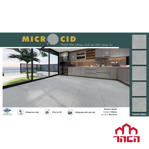 Gạch lát nền Ý Mỹ 60X60 P65097RMG