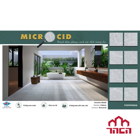 Gạch lát nền Ý Mỹ 60X60 P65099RMG