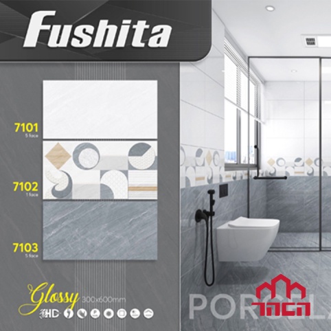 Gạch Ốp Tường 30x60 Fushita 7101-7102-7103